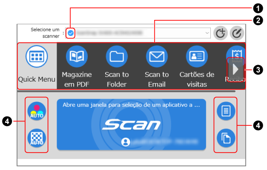 Janela de digitalização