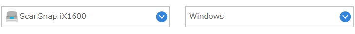 機種・オペレーティングシステム選択