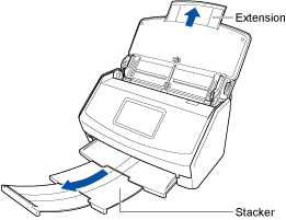 Pulling Out the Extension and Stacker