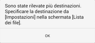 Messaggio di conferma