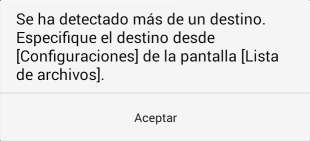 Mensaje de confirmación