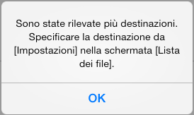 Messaggio di conferma