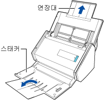 연장대 당기기 및 스태커 열기