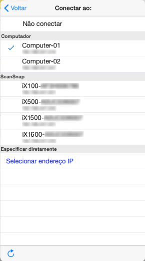 Lista de destinos