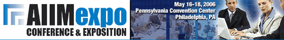 「AIIM expo CONFERENCE & EXPOSITION」のサイトへリンクします。