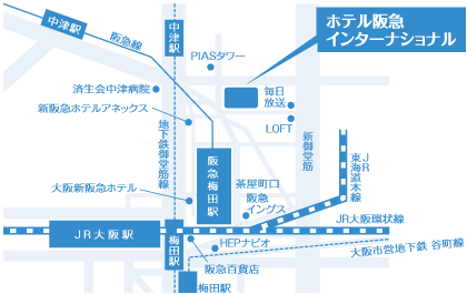 大阪会場 地図