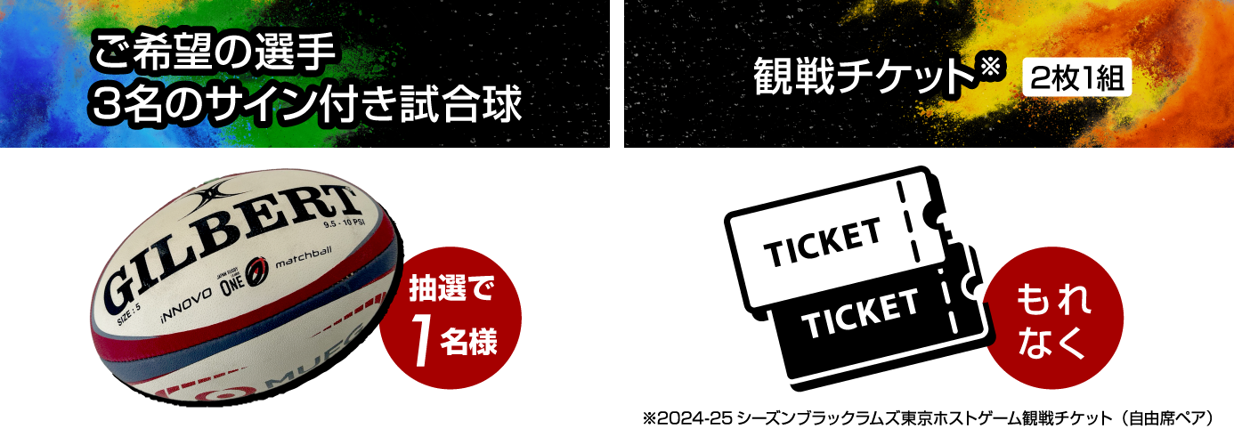 観戦チケット、試合球