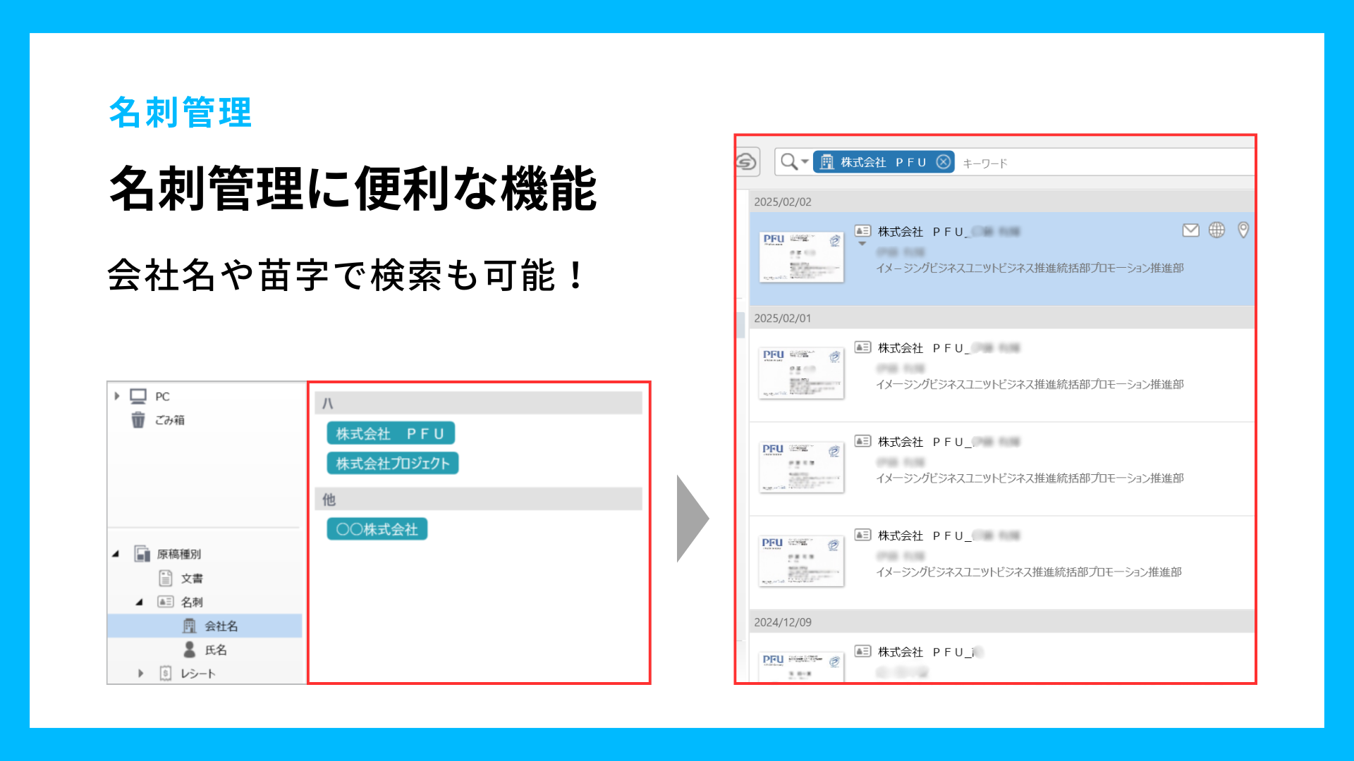 ScanSnapHome画面