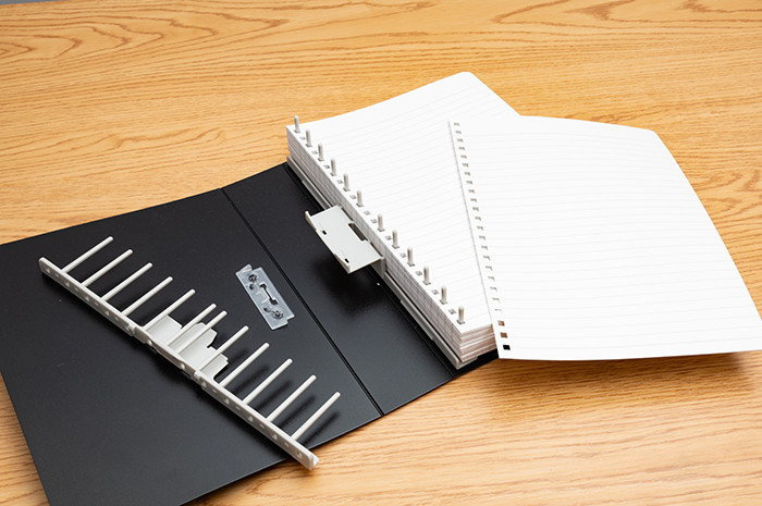 リングノート保存用ファイルの仕組み