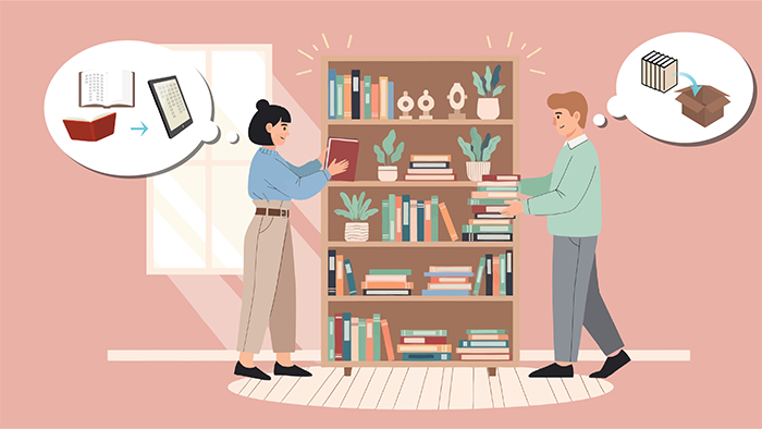 本の整理と自炊