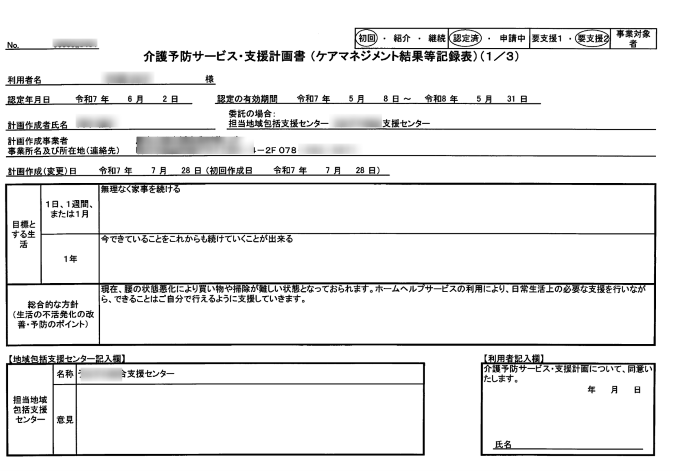 スキャンした書類データ