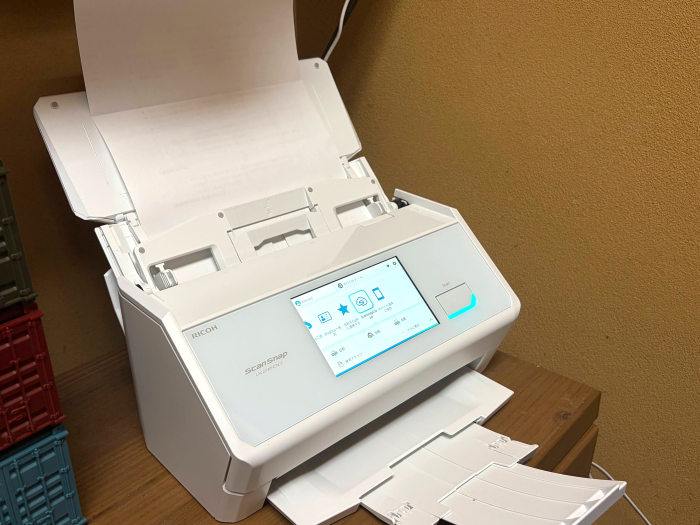 寺務室のScanSnap iX2500