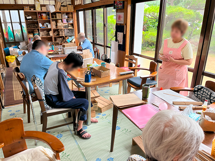 本店の様子。和やかな雰囲気。