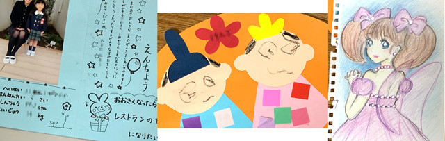 子供の絵やゴツゴツしたものもスキャンできる。