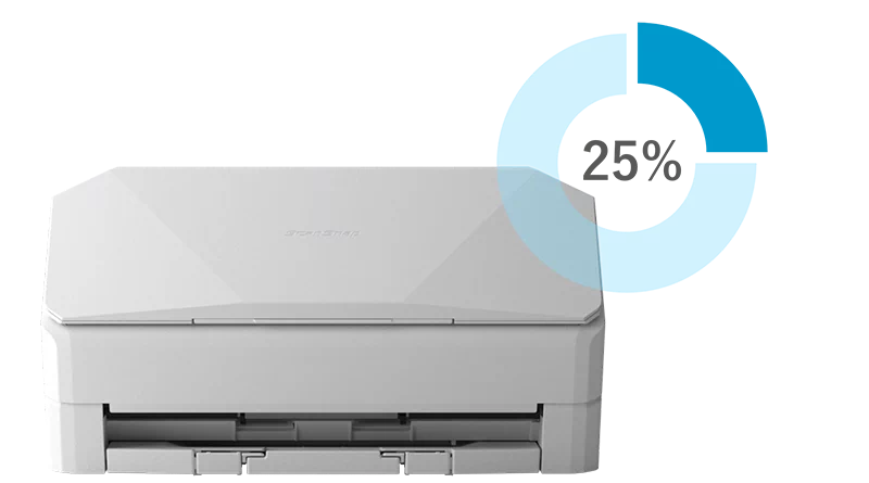 再生プラスチックを25％使用