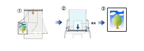 A3、B4、写真や切り抜き原稿を読み取る場合