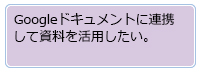 Googleドライブに連携して資料を活用したい。