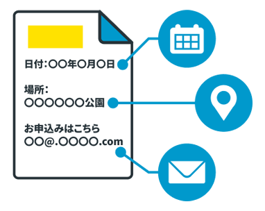 リンク付きPDFの生成