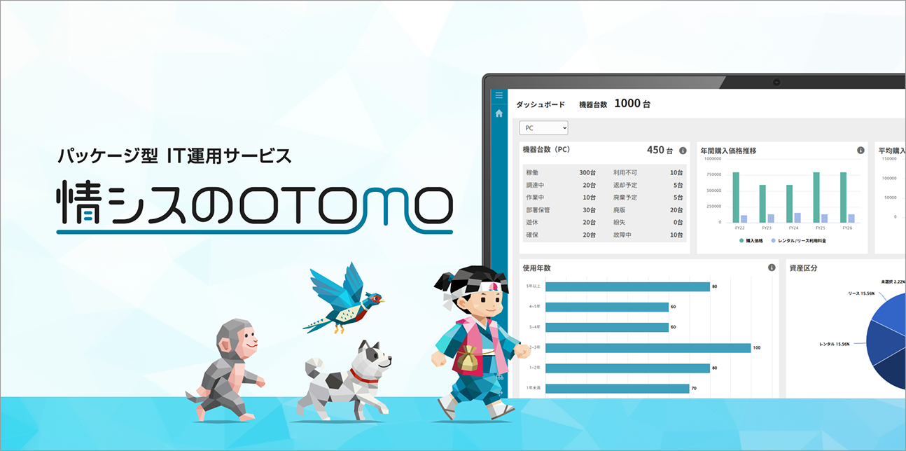 パッケージ型 IT運用サービス 情シスのOTOMO