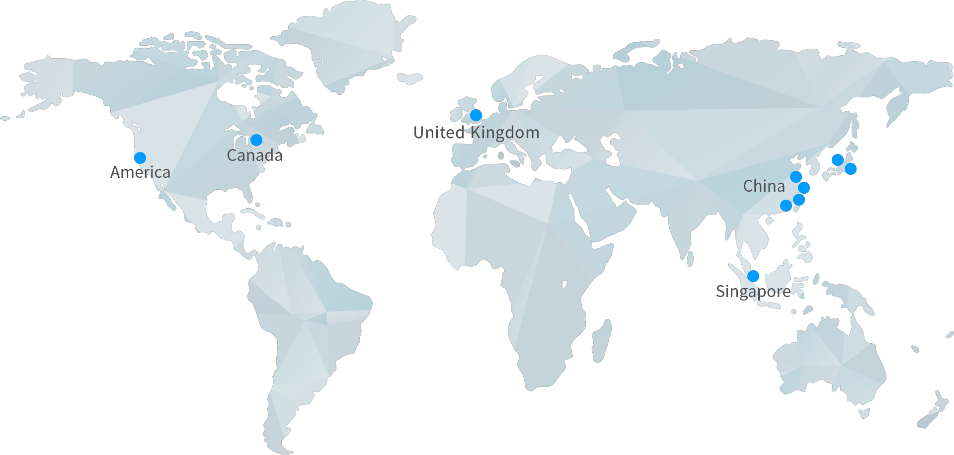 distribution map